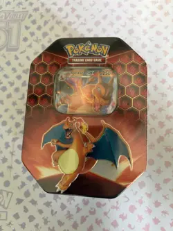 ✅Pokemon Hidden Fates Charizard-GX Collector Tin SEALED Foil Card Booster Packs - Image 1