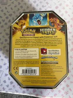 ✅Pokemon Hidden Fates Charizard-GX Collector Tin SEALED Foil Card Booster Packs - Image 2