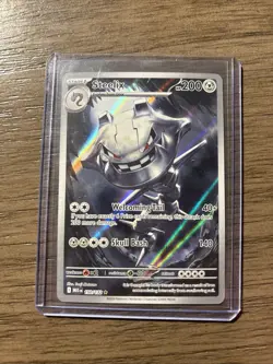 Steelix 150/132 Mega Evolution Pokemon TCG Card Near Mint Condition - Image 1