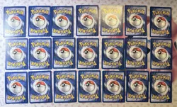 VINTAGE Pokemon 85 Card Lot - Gym Heroes Common/Uncommon/Rare Pokemon - Image 3
