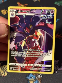 Pokemon Cards Malamar TG06/TG30 Full Art Trainer Gallery Silver Tempest - (NM) - Image 2