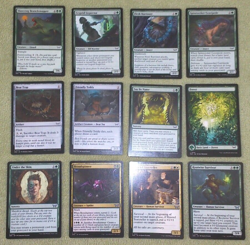 MTG💕(12 card GREEN lot / DUSKMOURN HOUSE OF HORROR) Near Mint PACK FRESH!!🎇 - Image 1