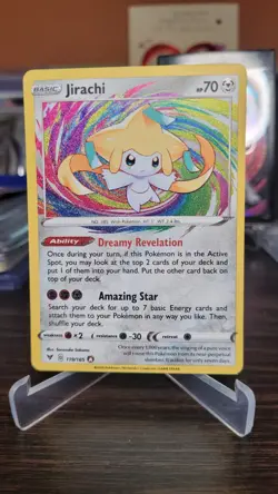 Pokemon TCG Jirachi Vivid Voltage 119/185 Amazing Rare Card - Image 3