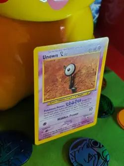 Original Unown (L) 86/105 From 2000 Neo Destiny , Set MINT Pokemon Card (#_#) - Image 2