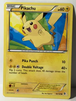 Pikachu 50/149 Boundaries Crossed NM Pokemon Fast Ship - Image 1