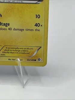 Pikachu 50/149 Boundaries Crossed Regular 2012 LP Pokemon Card Vintage Rare - Image 3