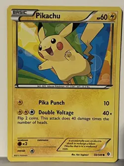 Pikachu 50/149 Boundaries Crossed NM Pokemon Fast Shipping - Image 1