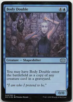 Body Double FOIL Uncommon Double Masters 2022 LP MTG - Image 1