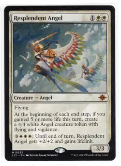 MTG Resplendent Angel - The Lost Caverns of Ixalan (LCI) Regular Magic NM - Image 1