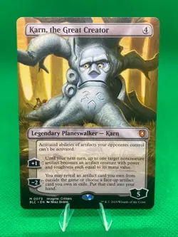 MTG - BLC - Karn, the Great Creator (Borderless) #73 - Image 1