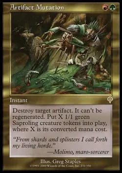 MTG Artifact Mutation, Invasion, Heavily Played, English - Image 1
