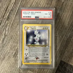 2000 Pokemon Neo Genesis 1st Edition Togetic #16 PSA 8 NM-MT FRESH GRADE!!🔥🔥🔥 - Image 1