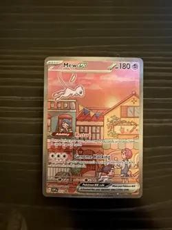 Pokemon English Mew ex 053 2023 Black Star Promos - Scarlet & Violet SVPEN 151 - Image 1