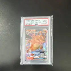 Pokemon Charizard GX SM211 Black Star Promo Hidden Fates Tins Holo PSA 10 - Image 1