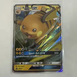 Pokemon TCG Raichu GX SM213 Sun Moon Promo NM - Image 1