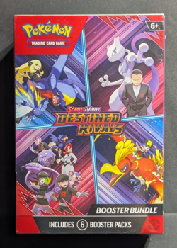 Pokemon TCG: Destined Rivals Booster Bundle 6 Packs Factory Sealed - Image 1