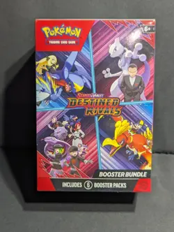 Pokemon TCG: Destined Rivals Booster Bundle 6 Packs Factory Sealed - Image 2