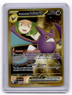 Team Rocket's Crobat ex #242/182 Destined Rivals NM/Near Mint Pokemon 2025 - Image 1