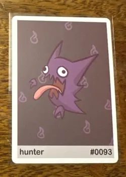 Hunter (Haunter) #0093 - Gen 1 Pookiemoot Fan Art - Pokemon - Image 1