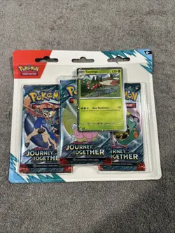 Pokemon Scarlet and Violet Journey Together 3 Pack Blister Factory Sealed New - Image 1
