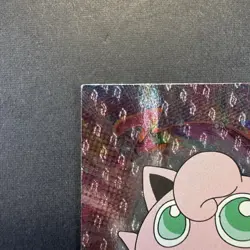 Pokemon Topps Series 1 Black Logo Holo #39 Jigglypuff MP/LP - Image 3