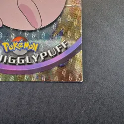 Pokemon Topps Series 1 Black Logo Holo #39 Jigglypuff MP/LP - Image 4