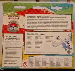 Pokemon TCG World Championships Deck Gabriel Fernandez Colorless Lugia V Deck - Image 2