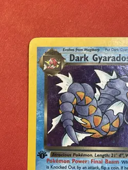 Pokemon TCG Dark Gyarados 8/82 Team Rocket 1st Edition Holo Rare LP+ - Image 4