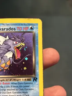 Pokemon TCG Dark Gyarados 8/82 1st Edition Holo Team Rocket Rare-DMG(WaterU) - Image 3