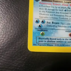 Pokemon TCG Dark Gyarados 8/82 Team Rocket 1st Edition Holo Rare LP+ - Image 3