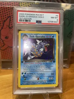 Dark Gyarados 1st Edition #8/82 - PSA 8 NM-MT - Pokemon Team Rocket Holo Rare - Image 4