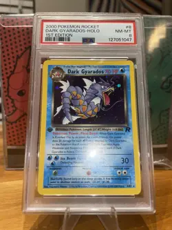 Dark Gyarados 1st Edition #8/82 - PSA 8 NM-MT - Pokemon Team Rocket Holo Rare - Image 5