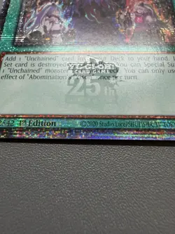 Yu-Gi-Oh! Abomination’s Prison 25th Quarter Century Secret 1st RA02-EN064 NM - Image 3