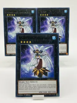 Yu-Gi-Oh! Number 103: Ragnazero CRBR-EN011 Rare 1st Ed. X3 (Play Set) - Image 1