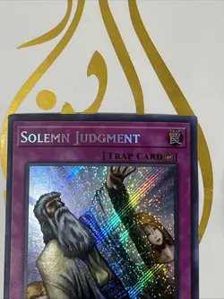 Yugioh! Solemn Judgment - RA02-EN075 - Secret Rare - 1st Edition Near Mint, Engl - Image 2