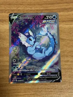 Pokemon Vaporeon V Sword & Shield SWSH181 Promo Full Art - Image 1
