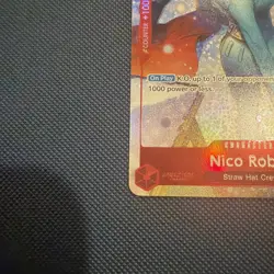 Nico Robin (Full Art) OP05-010 Premium Booster The Best One Piece PRB01 English - Image 4