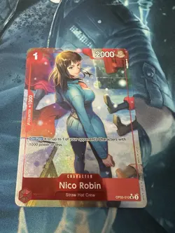One Piece Nico Robin (Full Art) OP05-010 Premium Booster -The Best- Foil English - Image 1