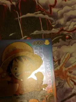Monkey D. Luffy P-037 One Piece Promo Card TCG 1st Anniversary Stamped Foil NM - Image 4