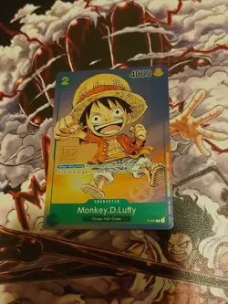 Monkey D. Luffy P-037 One Piece Promo Card TCG 1st Anniversary Stamped Foil NM - Image 5