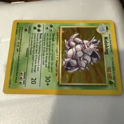 Pokemon TCG Nidoking Base Set Holo Unlimited Rare Card 11/102 Shadowless - Image 4