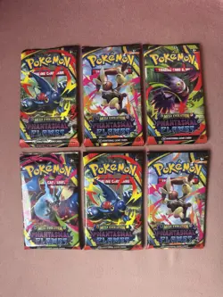 6 x Pokemon TCG Mega Evolution Phantasmal Flames Booster Packs New Sealed - Image 1