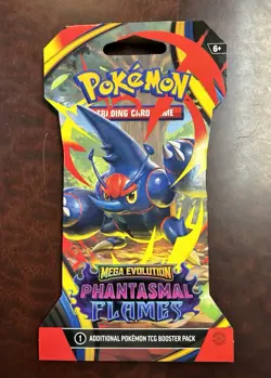 Pokemon TCG Mega Evolution Phantasmal Flames Booster Packs New Sealed - 10 pack - Image 1
