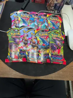 Pokemon TCG Mega Evolution Phantasmal Flames Booster Packs New Sealed - 10 pack - Image 1