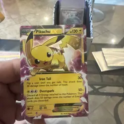 Pokemon TCG Pikachu EX XY84 Legendary Collection Promo Card Lp - Image 1
