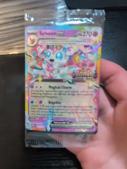 Pokemon TCG Sylveon EX Card Stamped Prismatic Evolutions Promo, 041/131 - Image 1