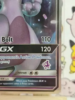 Pokemon Mewtwo GX TCG Holo Card 31/68 Symbol Battle Academy Stamped - Image 3