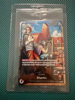 Shanks (2025 PSA Magazine Promo) OP09-001 One Piece Promotion Cards Foil - Image 1