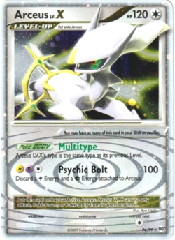 Pokemon Card - Arceus EX - 96/99 - Platinum Holo Foil - Image 1
