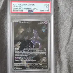 Pokemon Mewtwo EX SV Scarlet & Violet Promo Card #052 Holo 130 HP - Image 1